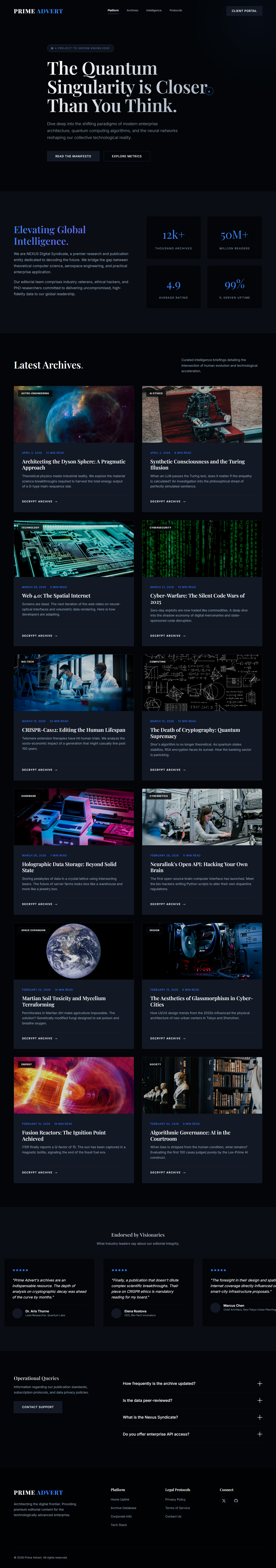 Prime Advert Full Page Screenshot